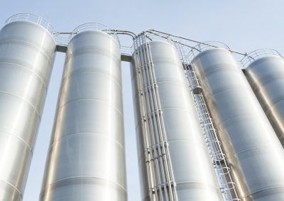 L'industrie des matières en vrac - silo